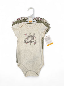 Sweet little darling baby onsies set