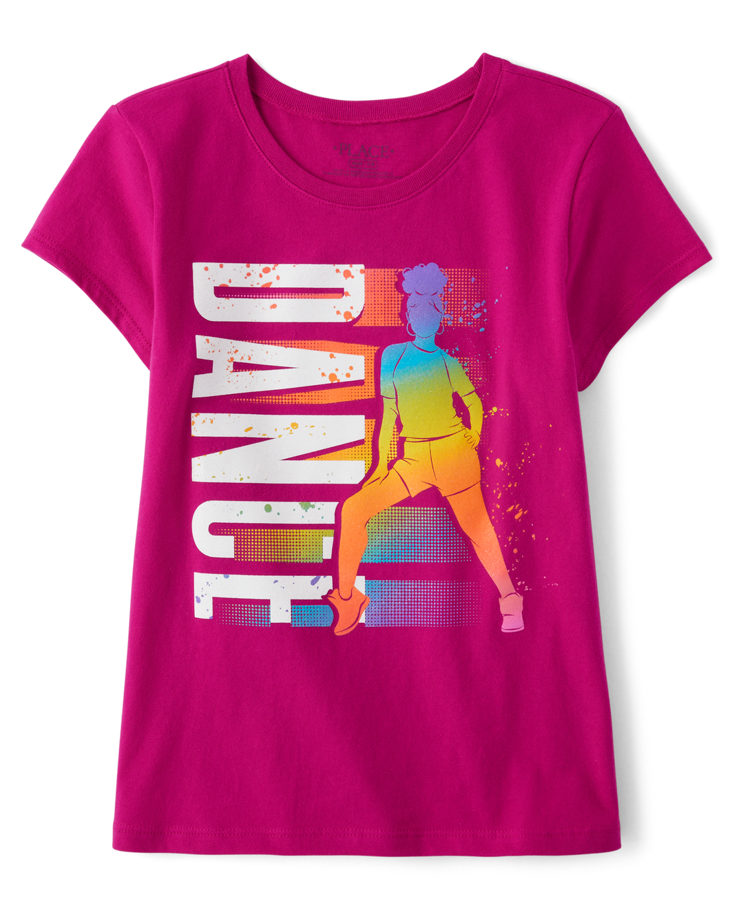 Dance graphic t girl blouse