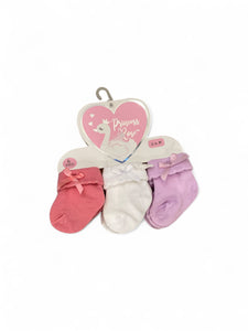 Princess rose baby socks set 6 pairs