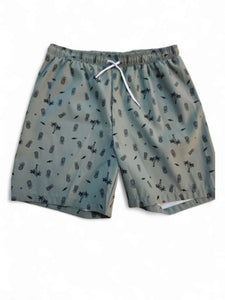 Boy swimsuit Green  shorts