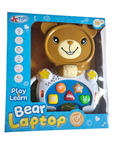 Baby bear laptop toy