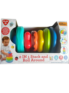 Stock and roll baby toy