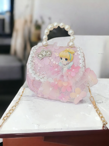 Princess  purse with pearl handle