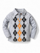 Boy Dimond gray long sleve sweater shirt