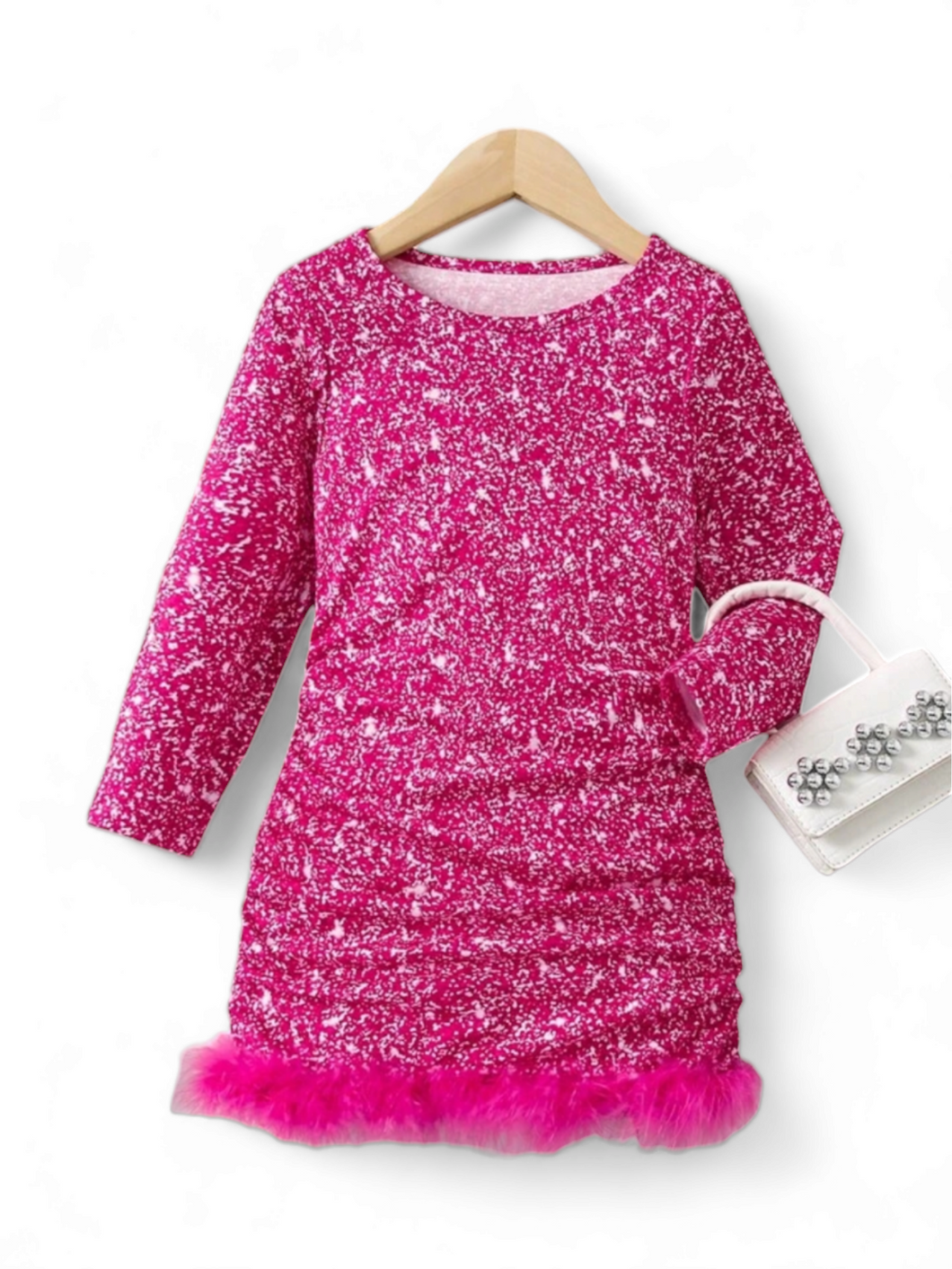 pink sparkly  girl dress