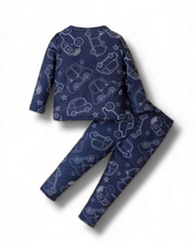 Boy car print pj