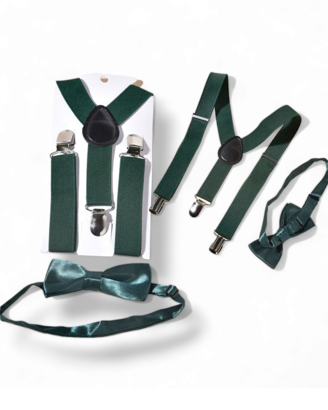 Toddler boy  suspenders with bow