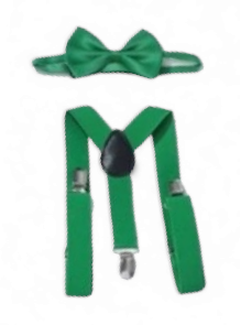 Toddler boy  suspenders with bow