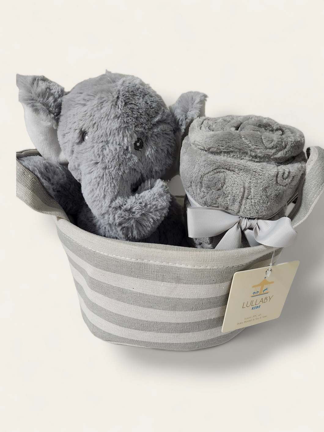 Towel & soft toy baby gift set