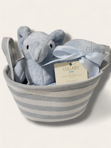 Towel & soft toy baby gift set