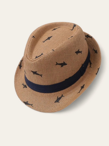 Boy shark fedora hat