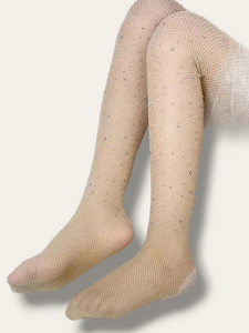 Girl rhinestone stockings