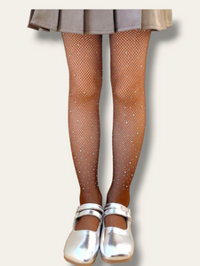 Girl rhinestone stockings