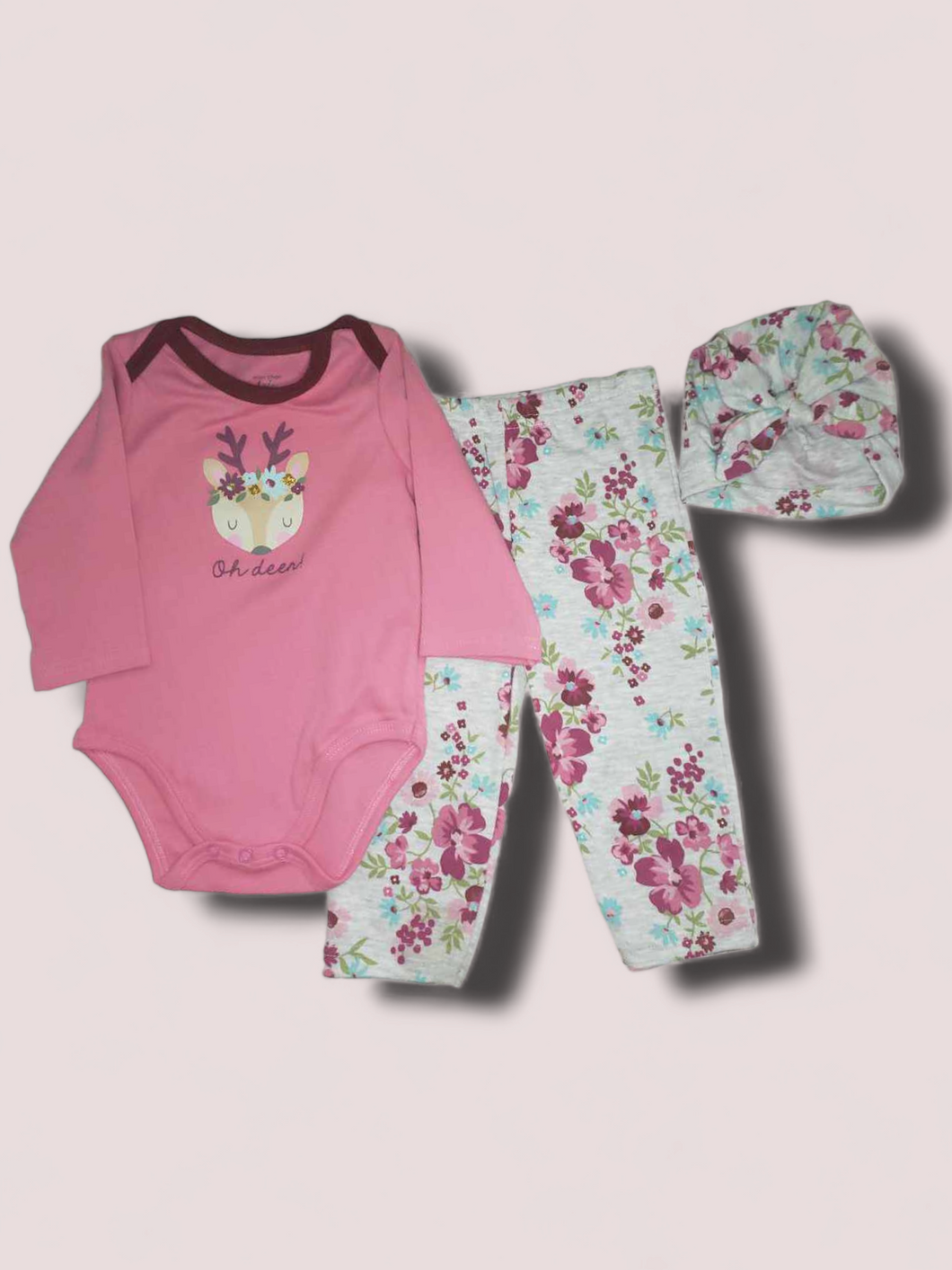 Oh deer girl 3pc set clearance