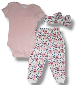 3 pc floral girl set clearance