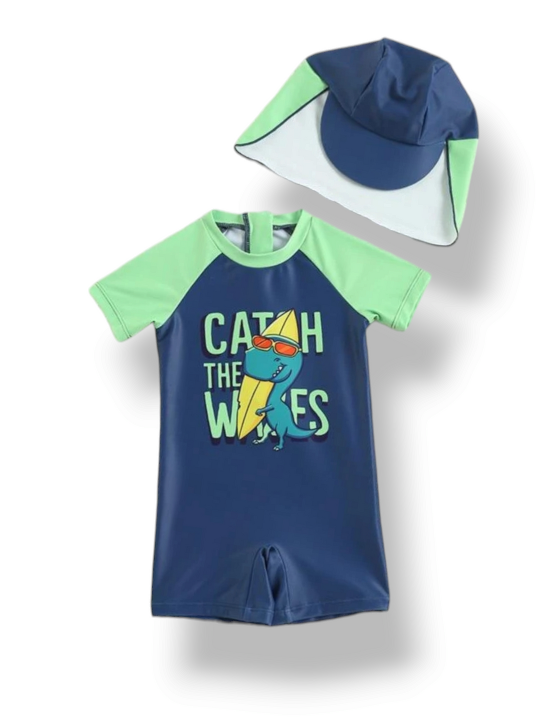 Catch the waves onsie  baby swimsuit