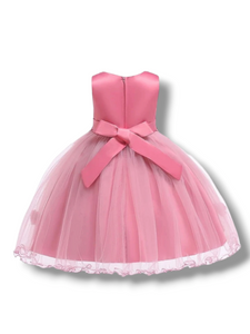 Baby pink  girl formal dress (small fit)