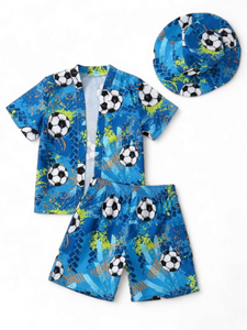 Soccer boy swimsuit