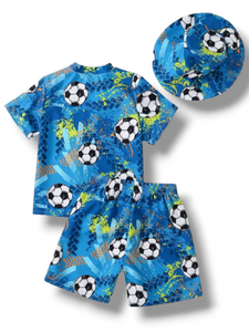 Soccer boy swimsuit