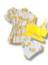 Lemon 3pc girl swimsuit