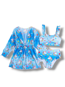 My Lil pony 3 pc girl swimsuit