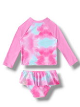 Lil pony tie dye pink girl swimsuit