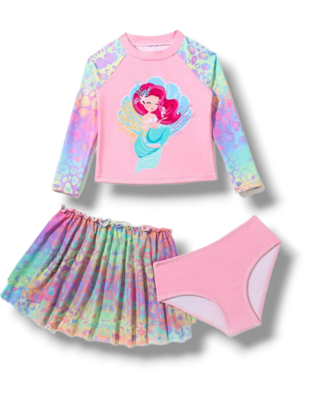 Mermaid 3 pc girl swimsuit