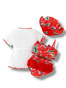 5pc beach set baby swimsuit