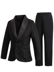 Formal black blazer and slacks 2 pc set