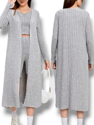 Shein gray comfy 3pc set