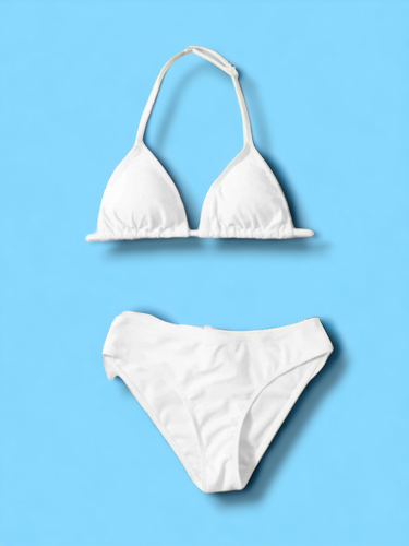 White 2pc girl swimsuit