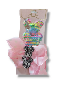 Chloe accessory minnie shiny, Polka dot bow set