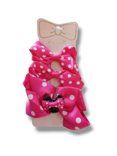 Chloe accessory polka dot minnie bow set