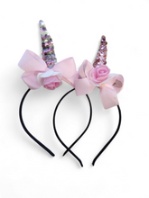 Unicorn horn and roses headband