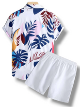 Tropical print boys set