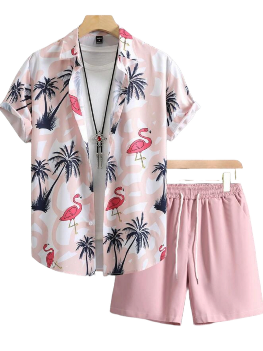 Flamingo print teen boy set