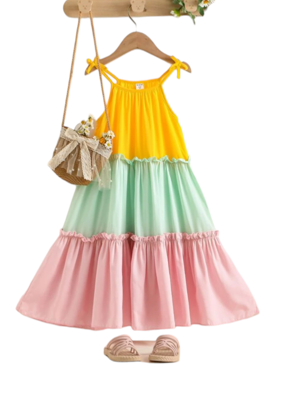 Easter colorful girl dress