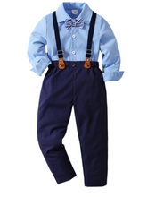 Navy blue boy formal set