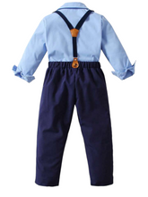 Navy blue boy formal set