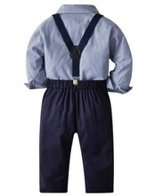 Navy blue boy formal set 4pc