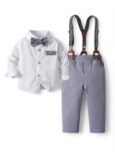 Grey fancy boy formal set