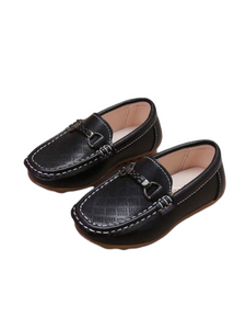 Boy loafer shoes black