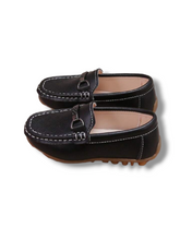 Boy loafer shoes black