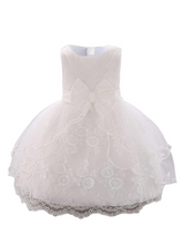 White Formal girl dress