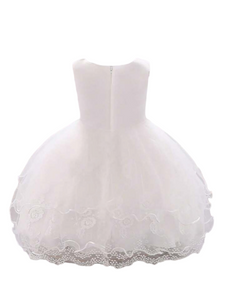 White Formal girl dress