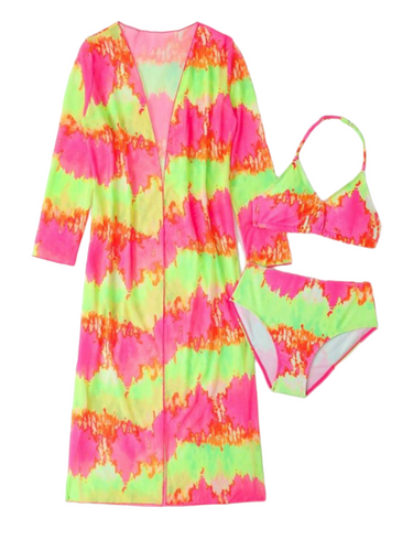 Multi color girl swimsuit