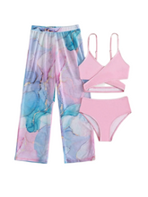 Marble girl swimsuit