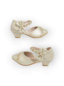 Girl formal shoes  pearl strap