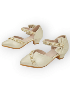 Girl formal shoes  pearl strap