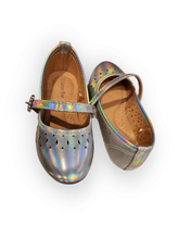 Silver Metalic girl formal shoes